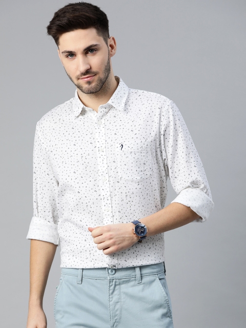 Indian Terrain Men White & Grey Pure Cotton Chiseled Slim Fit Ditsy Print Casual Shirt
Indian Terrain Men White & Grey Pure Cotton Chiseled Slim Fit Ditsy Print Casual Shirt