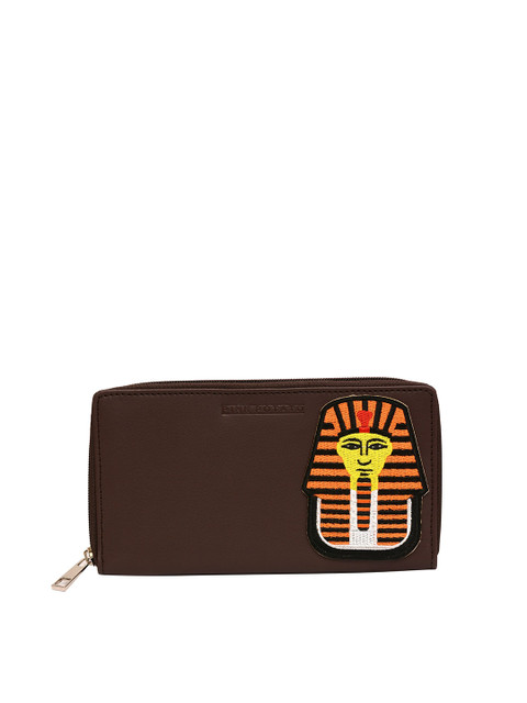 Pink Potato Women Brown & Orange Self Design Zip Around Wallet
Pink Potato Women Brown & Orange Self Design Zip Around Wallet