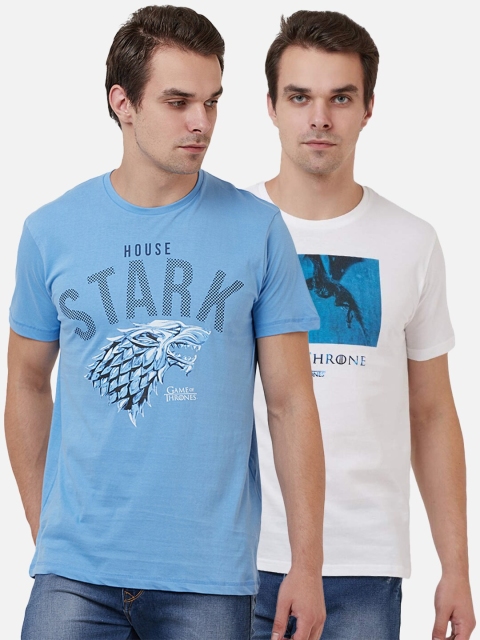 Free Authority Men Pack of 2 Multicoloured Game Of Thrones Printed Round Neck T-shirts, Blue
Free Authority Men Pack of 2 Multicoloured Game Of Thrones Printed Round Neck T-shirts, Blue