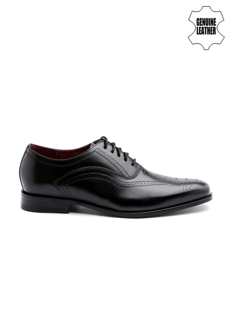Clarks Men Black Genuine Leather Brogues