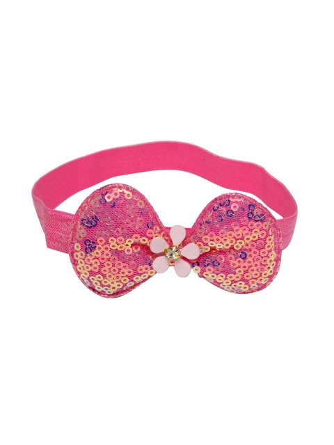Stoln Girls Pink Bow Embellished Hairband