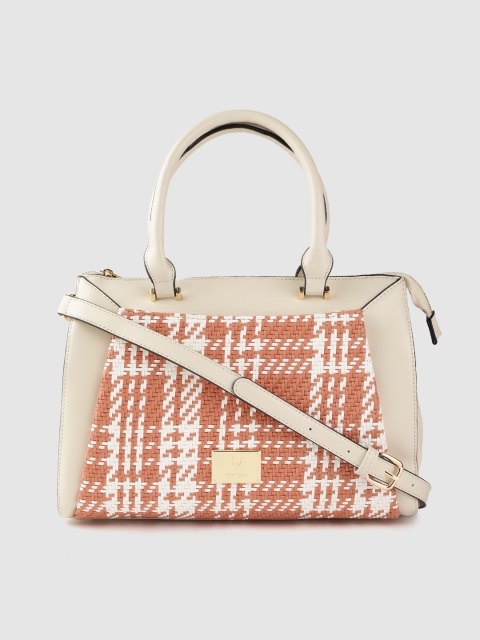 Allen Solly Camel Brown & Cream-Coloured Basketweave Texture Handheld Bag with Sling Strap
Allen Solly Camel Brown & Cream-Coloured Basketweave Texture Handheld Bag with Sling Strap