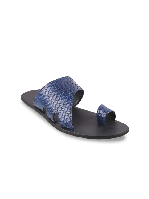 Metro Men Blue Casual Comfort Sandals