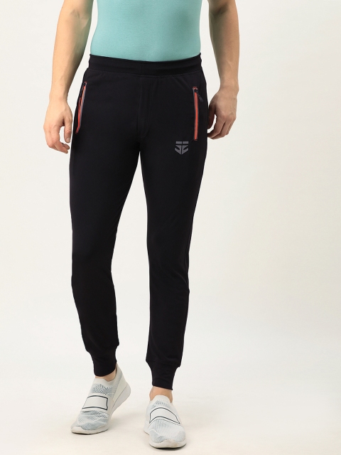 Sports52 wear Men Black Solid Slim Fit Joggers