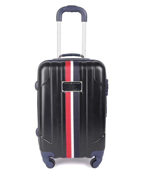Tommy Hilfiger Unisex Black Solid Hard 4 Wheels 360-Degree Rotation Cabin Trolley Bag
Tommy Hilfiger Unisex Black Solid Hard 4 Wheels 360-Degree Rotation Cabin Trolley Bag