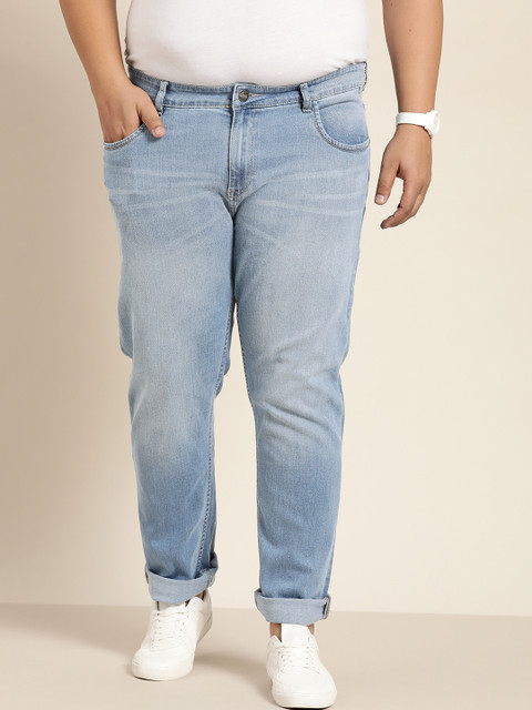 Sztori Men Plus Size Blue Slim Fit Light Fade Stretchable Jeans 
Sztori Men Plus Size Blue Slim Fit Light Fade Stretchable Jeans