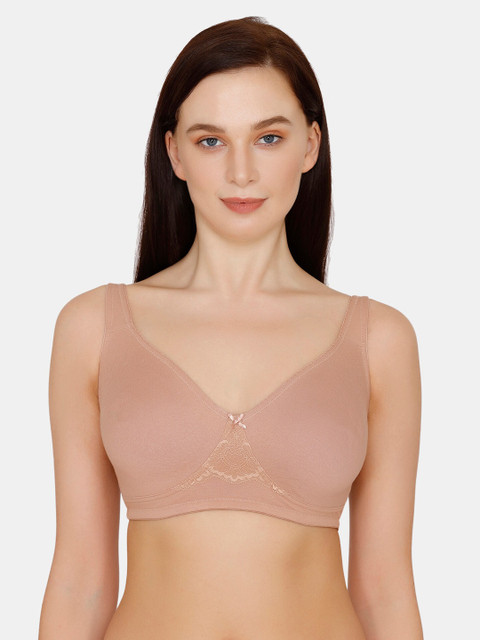 Zivame Beige Solid Non-Wired Non Padded Minimizer Bra 
Zivame Beige Solid Non-Wired Non Padded Minimizer Bra