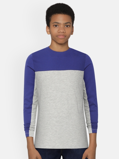 Marks & Spencer Boys Grey Melange & Blue Organic Cotton Colourblocked Sustainable T-shirt
Marks & Spencer Boys Grey Melange & Blue Organic Cotton Colourblocked Sustainable T-shirt