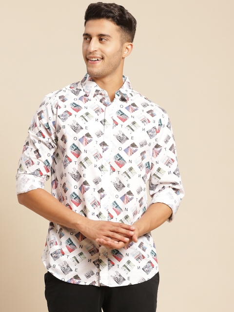 United Colors of Benetton Men White & Black Pure Cotton Slim Fit Printed Casual Shirt
United Colors of Benetton Men White & Black Pure Cotton Slim Fit Printed Casual Shirt