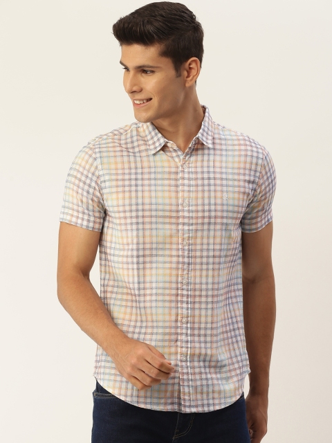 United Colors of Benetton Men White & Orange Slim Fit Checked Pure Cotton Casual Shirt
United Colors of Benetton Men White & Orange Slim Fit Checked Pure Cotton Casual Shirt