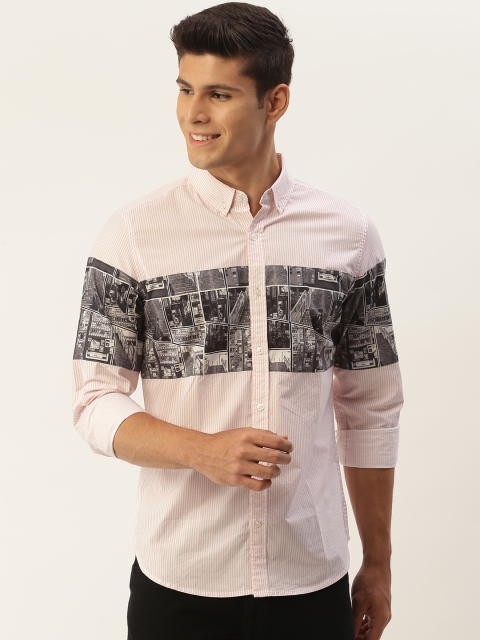 United Colors of Benetton Men Pink & White Slim Fit Striped Pure Cotton Casual Shirt
United Colors of Benetton Men Pink & White Slim Fit Striped Pure Cotton Casual Shirt