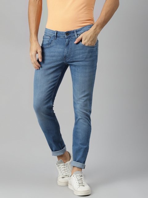 VAN HEUSEN DENIM LABS Men Blue Super Skinny Fit Low-Rise Light Fade Stretchable Jeans
VAN HEUSEN DENIM LABS Men Blue Super Skinny Fit Low-Rise Light Fade Stretchable Jeans