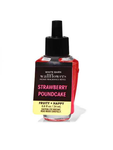 Bath & Body Works White Barn Strawberry Pound Cake Wallflowers Home Fragrance Refill-24 ml, Red
Bath & Body Works White Barn Strawberry Pound Cake Wallflowers Home Fragrance Refill-24 ml, Red