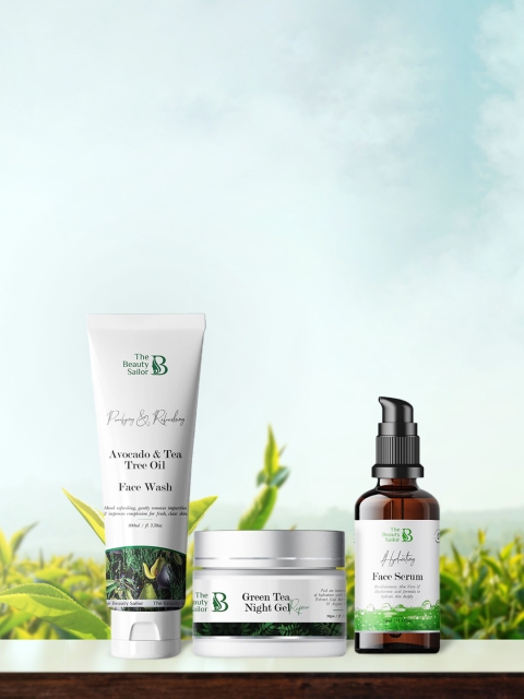 The Beauty Sailor Avocado Face Wash 100 ML + Face Serum 30 ML + Green Tea Night Gel 50 Gm, White
The Beauty Sailor Avocado Face Wash 100 ML + Face Serum 30 ML + Green Tea Night Gel 50 Gm, White
