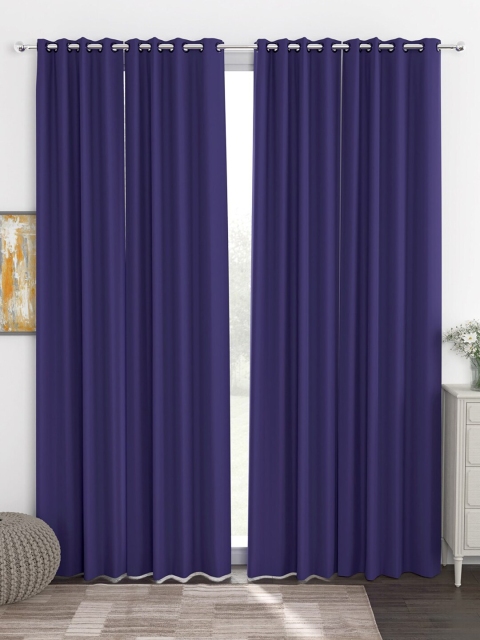 Story@Home Faux Silk Solid Solid 300GSM Violet Room Darkening Blackout Long Door Curtain - Set Of 4, Purple
Story@Home Faux Silk Solid Solid 300GSM Violet Room Darkening Blackout Long Door Curtain - Set Of 4, Purple