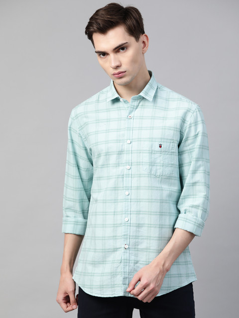 Louis Philippe Sport Men Blue Slim Fit Checked Casual Shirt 
Louis Philippe Sport Men Blue Slim Fit Checked Casual Shirt