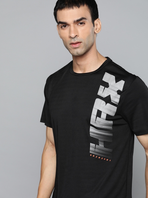 HRX By Hrithik Roshan Men Jet Black Brand Logo Rapid-Dry Antimicrobial Training T-shirt
HRX By Hrithik Roshan Men Jet Black Brand Logo Rapid-Dry Antimicrobial Training T-shirt