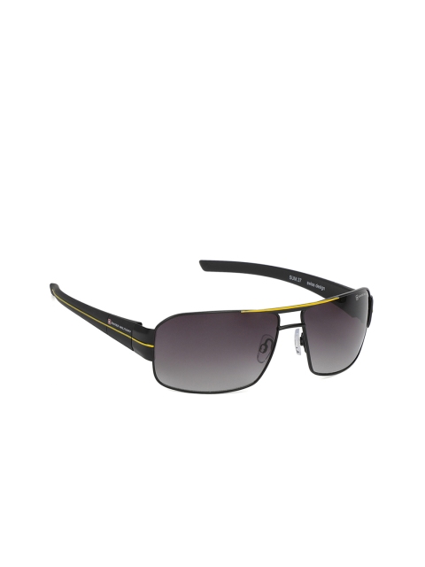 SWISS MILITARY Men Rectangle Sunglasses, Grey