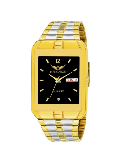 LOIS CARON Men Black Dial Stainless Steel Bracelet Style Straps Analogue Watch MLC-8408
LOIS CARON Men Black Dial Stainless Steel Bracelet Style Straps Analogue Watch MLC-8408