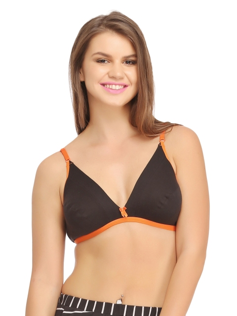 Clovia Black Plunge Bra BR0671P13