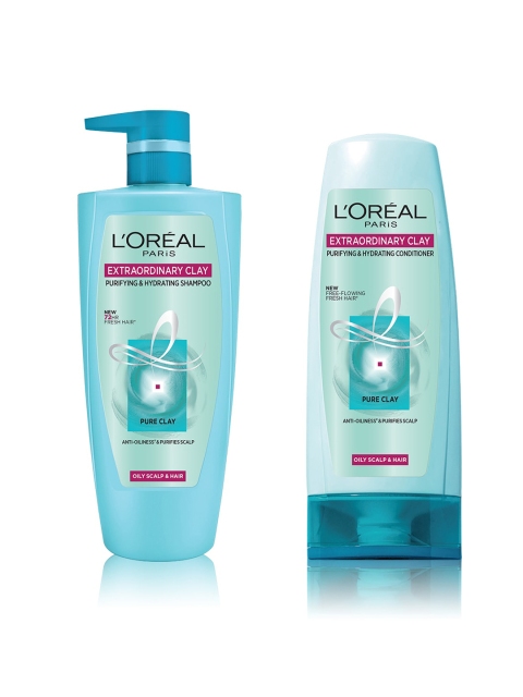 Loreal Paris Set of Extraordinary Clay Shampoo & Purifying & Hydrating Conditioner, Green
Loreal Paris Set of Extraordinary Clay Shampoo & Purifying & Hydrating Conditioner, Green