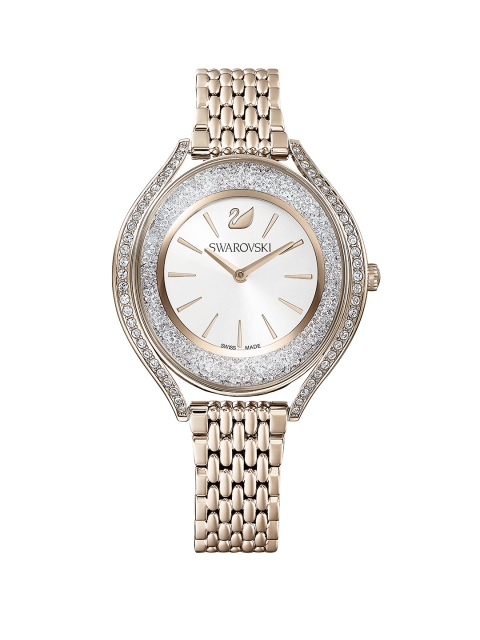 SWAROVSKI Women Gold-Toned Patterned Dial & Gold Toned Straps Analogue Automatic Watch
SWAROVSKI Women Gold-Toned Patterned Dial & Gold Toned Straps Analogue Automatic Watch