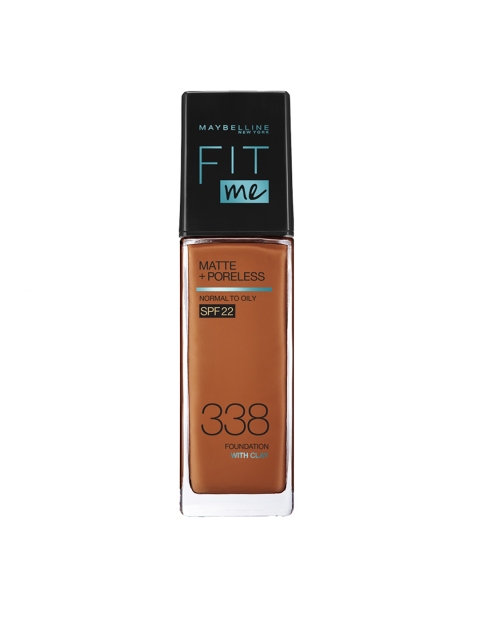 Maybelline New York Fit Me Matte+Poreless Liquid Foundation - Spicy Brown 338 30 ml, Beige
Maybelline New York Fit Me Matte+Poreless Liquid Foundation - Spicy Brown 338 30 ml, Beige