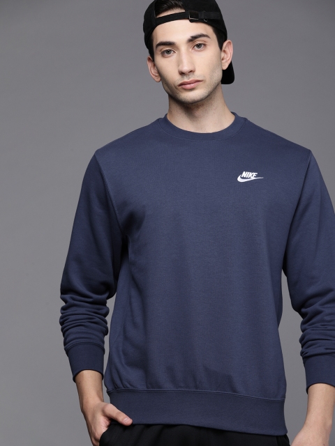 Nike Men Navy Blue Standard Fit Sportswear Club French Terry Crew Pullover Sweatshirt
Nike Men Navy Blue Standard Fit Sportswear Club French Terry Crew Pullover Sweatshirt