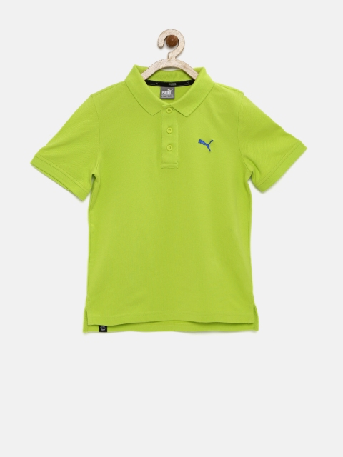 Puma Boys Green Polo T-shirt