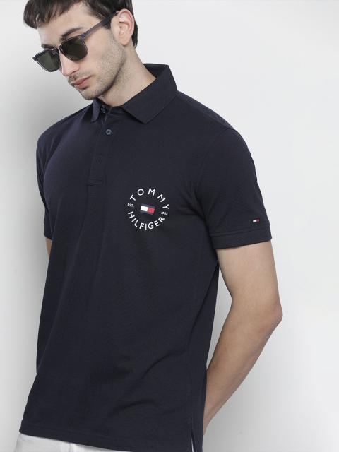 Tommy Hilfiger Men Navy Blue Solid Organic Cotton Polo Collar Organic Cotton T-shirt
Tommy Hilfiger Men Navy Blue Solid Organic Cotton Polo Collar Organic Cotton T-shirt