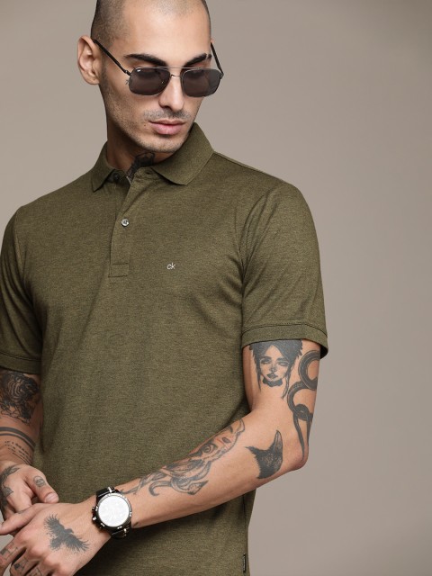 Calvin Klein Jeans Men Olive Green Liquid Touch Polo Collar Slim Fit Pure Cotton T-shirt
Calvin Klein Jeans Men Olive Green Liquid Touch Polo Collar Slim Fit Pure Cotton T-shirt