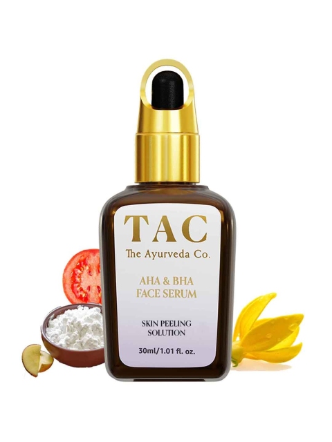 TAC - The Ayurveda Co. AHA BHA Face Serum for Peeling & Exfoliation with Potato Starch, Transparent
TAC - The Ayurveda Co. AHA BHA Face Serum for Peeling & Exfoliation with Potato Starch, Transparent