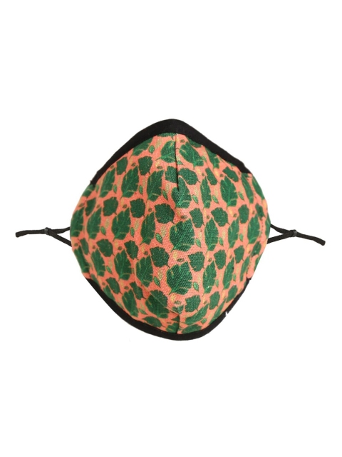 RASHKI Unisex Green & Peach-Coloured Printed Reusable Cotton Sustainable Cloth Mask With Add-On Filter
RASHKI Unisex Green & Peach-Coloured Printed Reusable Cotton Sustainable Cloth Mask With Add-On Filter