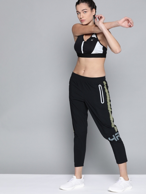 HRX by Hrithik Roshan Running Women Jet Black Rapid-Dry Brand Logo Print Track Pants
HRX by Hrithik Roshan Running Women Jet Black Rapid-Dry Brand Logo Print Track Pants