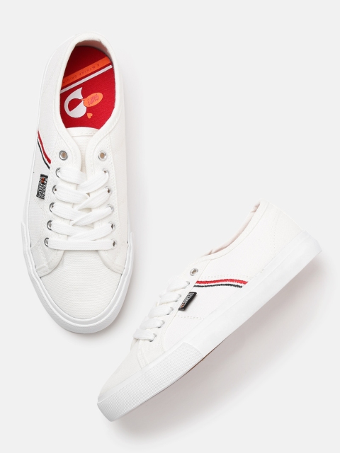 Kook N Keech Women White Sneakers