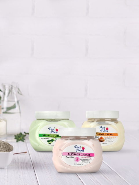 GRACIT Women Cucumber Haldi & Chandan Skin Whitening Face & Body Massage Creams 750 ml, Green
GRACIT Women Cucumber Haldi & Chandan Skin Whitening Face & Body Massage Creams 750 ml, Green