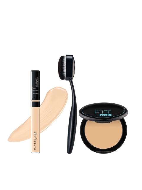 Maybelline New York Fit Me Set of Light 10 Concealer, Warm Nude 128 Compact & Brush, Beige
Maybelline New York Fit Me Set of Light 10 Concealer, Warm Nude 128 Compact & Brush, Beige