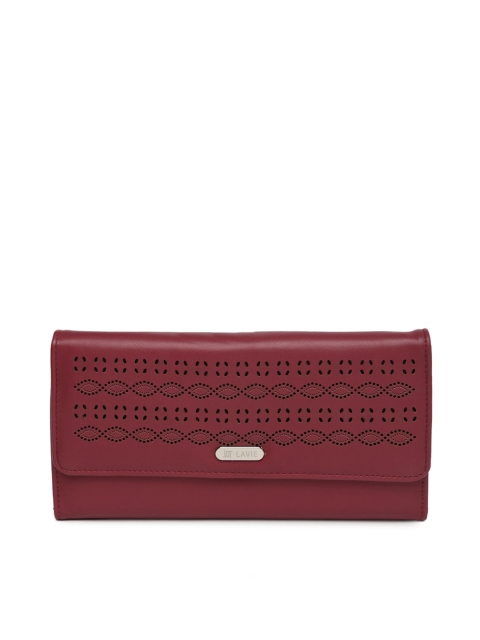 Lavie Women Red Textured Wallet