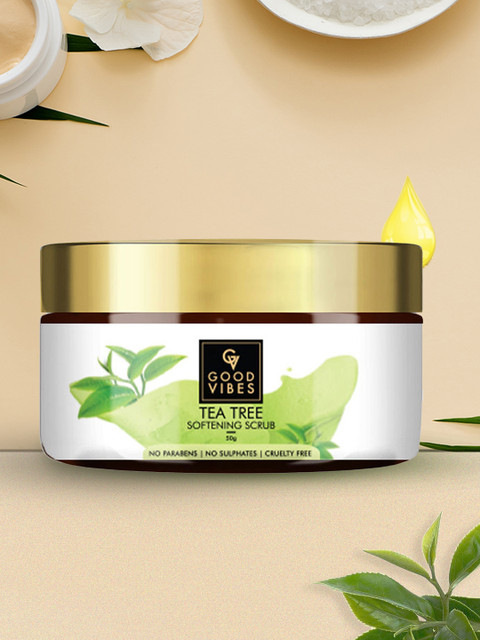 Good Vibes Tea Tree Softening Scrub (50 g), Transparent
Good Vibes Tea Tree Softening Scrub (50 g), Transparent