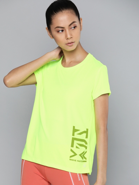 HRX By Hrithik Roshan Running Women Neon Lime Rapid-Dry Brand Carrier Tshirt, Lime green
HRX By Hrithik Roshan Running Women Neon Lime Rapid-Dry Brand Carrier Tshirt, Lime green