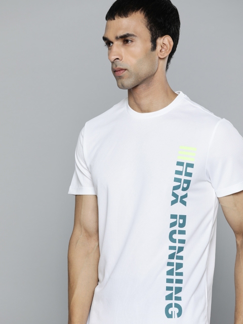 HRX by Hrithik Roshan Men White & Navy Blue Brand Logo Print Rapid Dry Running T-shirt
HRX by Hrithik Roshan Men White & Navy Blue Brand Logo Print Rapid Dry Running T-shirt