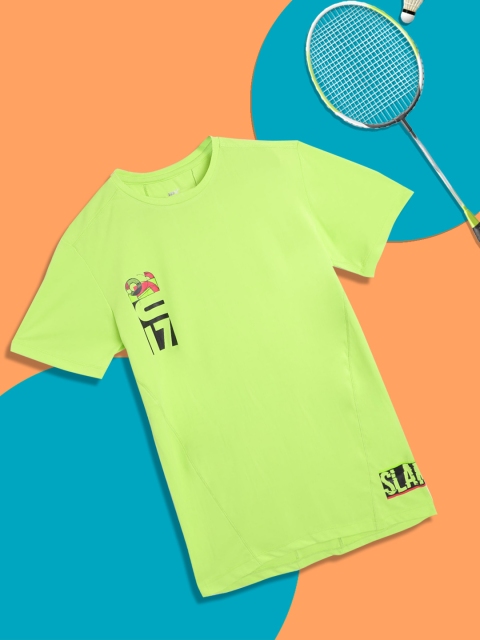 HRX By Hrithik Roshan U-17 Active Boys Lime Punch Rapid-Dry Solid Tshirts, Fluorescent green
HRX By Hrithik Roshan U-17 Active Boys Lime Punch Rapid-Dry Solid Tshirts, Fluorescent green