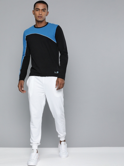 HRX By Hrithik Roshan Men Blue Black Colourblocked Bio-Wash Lifestyle Pure Cotton T-shirt
HRX By Hrithik Roshan Men Blue Black Colourblocked Bio-Wash Lifestyle Pure Cotton T-shirt
