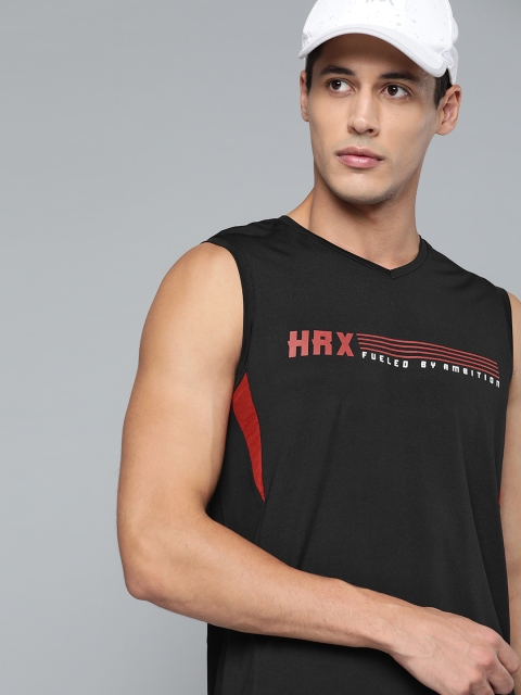 HRX By Hrithik Roshan Training Men Artisanal Red & Black Rapid-Dry Brand Logo Tshirts
HRX By Hrithik Roshan Training Men Artisanal Red & Black Rapid-Dry Brand Logo Tshirts