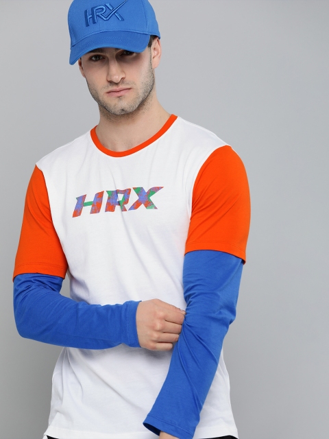 HRX by Hrithik Roshan Lifestyle Men White Bio-Wash Brand Logo Printed Pure Cotton T-shirt
HRX by Hrithik Roshan Lifestyle Men White Bio-Wash Brand Logo Printed Pure Cotton T-shirt