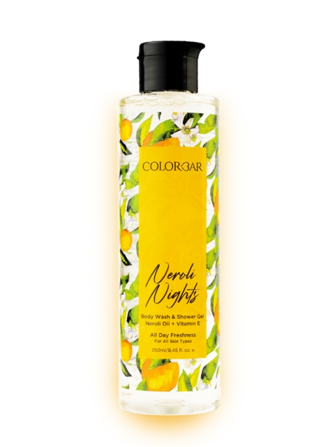 Colorbar All Day Freshness Neroli Nights Body Wash with Vitamin E & Neroli Oil - 250 ml, Yellow
Colorbar All Day Freshness Neroli Nights Body Wash with Vitamin E & Neroli Oil - 250 ml, Yellow