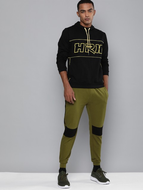 HRX By Hrithik Roshan Men Avacado Colourblock Regular Fit Bio-Wash Lifestyle Joggers, Olive
HRX By Hrithik Roshan Men Avacado Colourblock Regular Fit Bio-Wash Lifestyle Joggers, Olive