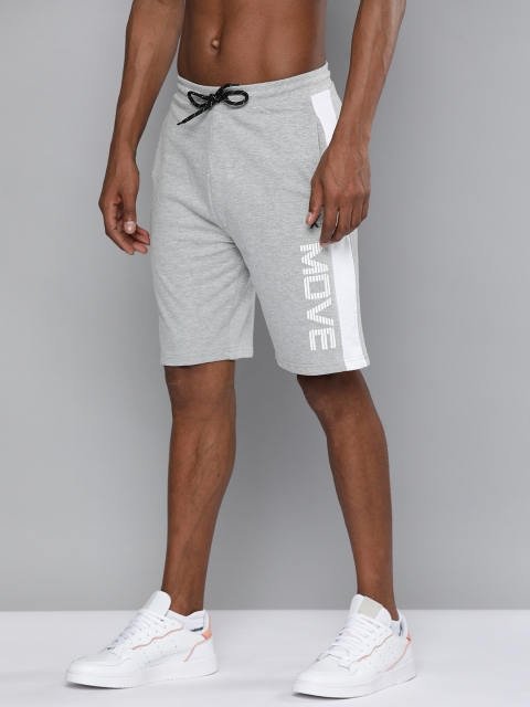 HRX By Hrithik Roshan Men Grey Melange Typographic Slim Fit Bio-Wash Lifestyle Shorts
HRX By Hrithik Roshan Men Grey Melange Typographic Slim Fit Bio-Wash Lifestyle Shorts