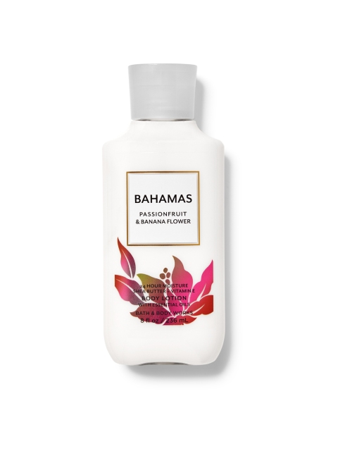 Bath & Body Works Bahamas Passionfruit & Banana Flower Super Smooth Body Lotion 236 ml, White
Bath & Body Works Bahamas Passionfruit & Banana Flower Super Smooth Body Lotion 236 ml, White
