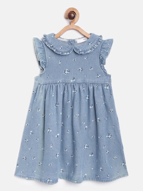 Marks & Spencer Girls Blue & White Floral Print Cotton Denim Sustainable Fit & Flare Dress
Marks & Spencer Girls Blue & White Floral Print Cotton Denim Sustainable Fit & Flare Dress